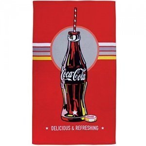 Coca Cola Badetuch Bottle