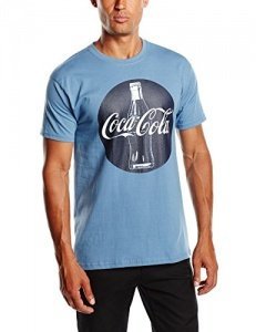 Coca-Cola Herren T-Shirt Bottle Circle