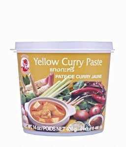 Cock Brand Currypaste gelb (400g Dose)