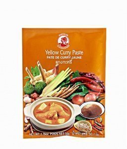 Cock Brand Currypaste gelb (50g Packung)