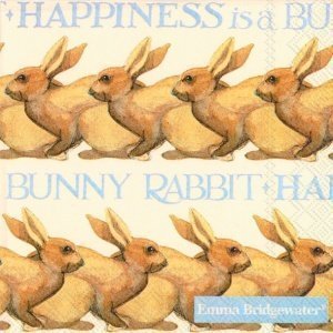 Cocktail-Servietten "Happiness is a Bunn