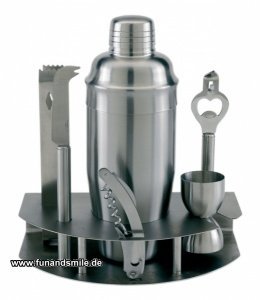 Cocktail Set aus Edelstahl