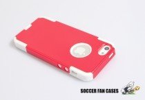 Coconut iPhone 5 Soccer Fan Case in Rot-