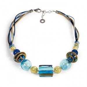 Collier Dakar blau