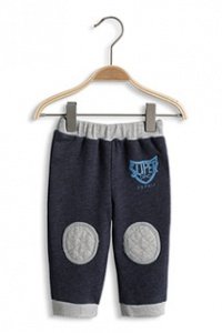 Colorblock Hose aus weichem Sweat