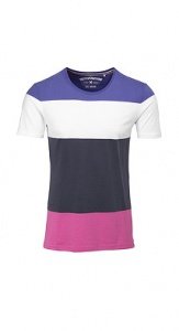Colourblock Baumwoll Shirt