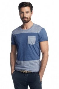 Colourblock Baumwoll T-Shirt