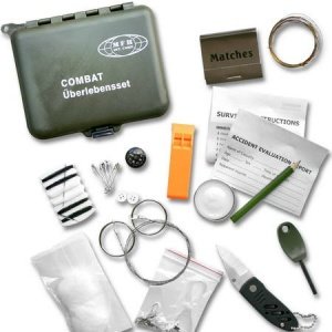 Combat Überlebensset in Wasserdichter Bo