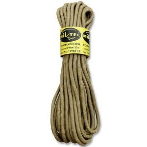 Commando Seil 15 Meter sand 9mm