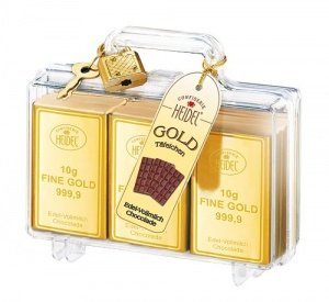 Confiserie Heidel Großer Goldkoffer