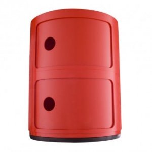 Container Componibili 2 rund rot