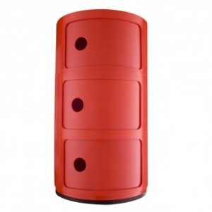 Container Componibili 3 rund rot