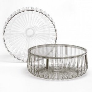 Container-Tisch Panier fumé