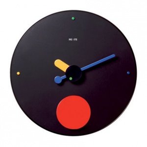 Contrattempo Wand-Pendeluhr schwarz