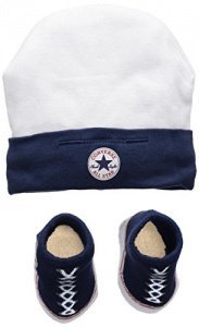 Converse Baby Hat and Bootie