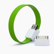 Coole Flachband USB-Dock Kabel - Grün