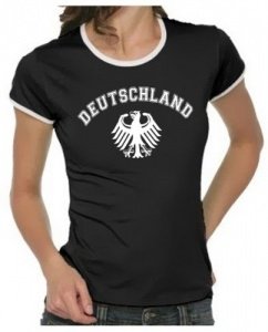 Damen T-Shirt Deutschland Adler WM 2014