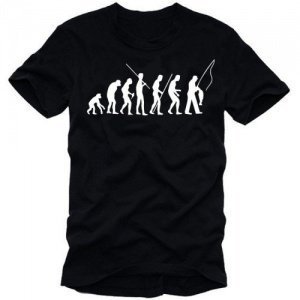T-Shirt Angeln evolution