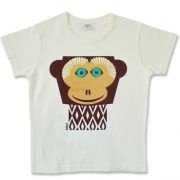 Coq en Pâte - T-Shirt Affe doppelseitige