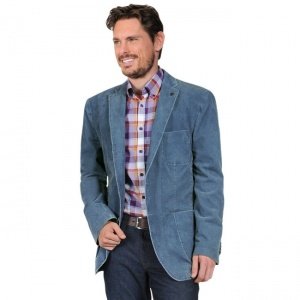 Cord-Sakko John blau