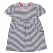 Cotton People Organic - Kleid Ringel gra