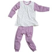 Cotton People Organic - Pyjama weiß-lila