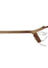 Cowboy-Gürtel Pistolenhalfter braun