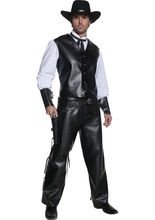 Cowboy Kostüm schwarz