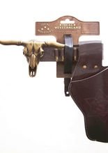 Cowboy Pistolengürtel Longhorn mit Holst