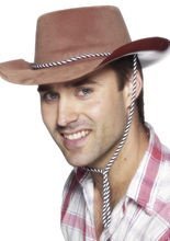 Cowboyhut Filzhut braun