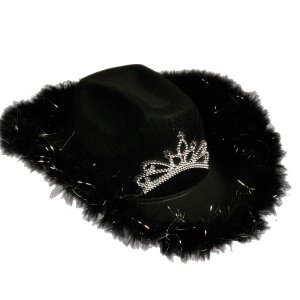 Cowboyhut Lady schwarz