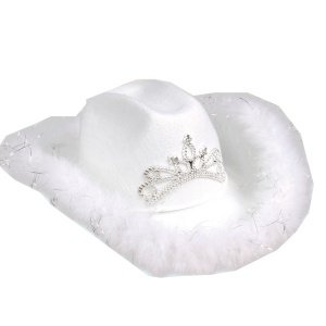 Cowboyhut Lady weiß