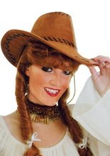 Cowgirl-Hut braun