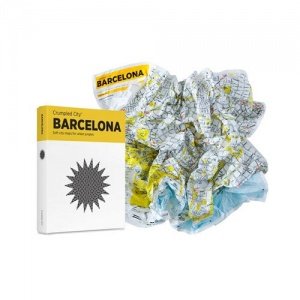 CRUMPLED CITY knautsch Stadtplan - BARCE