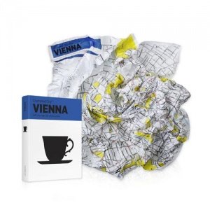 CRUMPLED CITY knautsch Stadtplan - WIEN