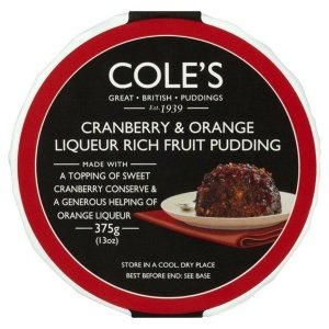 Cranberry & Orange Liqueur Pudding, Cole