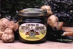 Creme aus Bianchettotrüffeln und Wildspa