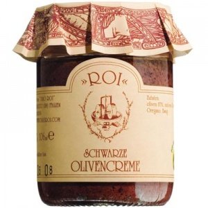 Creme von schwarzen Oliven Olio Roi Ligu