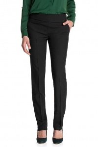 Crepe Hose mit Umschlagbund