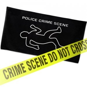 Crime Scene Handtuch