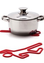 Crime Scene Topfuntersetzer rot