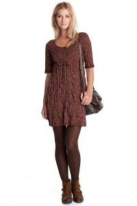 Crinkle Jersey Kleid