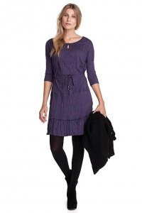 Crinkle-Jerseykleid
