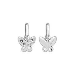 Crystal Butterfly Charm
