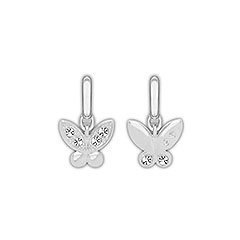 Crystal Butterfly Charm