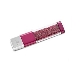 Crystalline USB Stick, Fuchsia