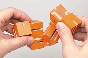 % CUBLEX Würfel-Labyrinth, ORANGE