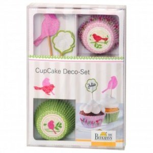 Cupcake Deko-Set Birds