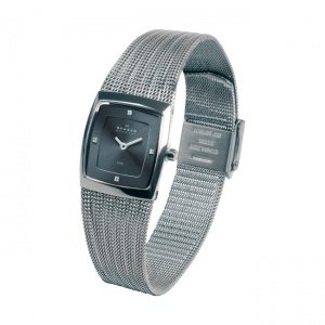 Damen-Armbanduhr Steel, anthrazit