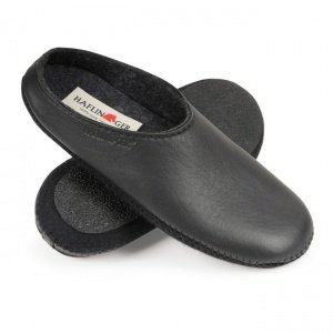 Damen-Elchleder-Pantoffel